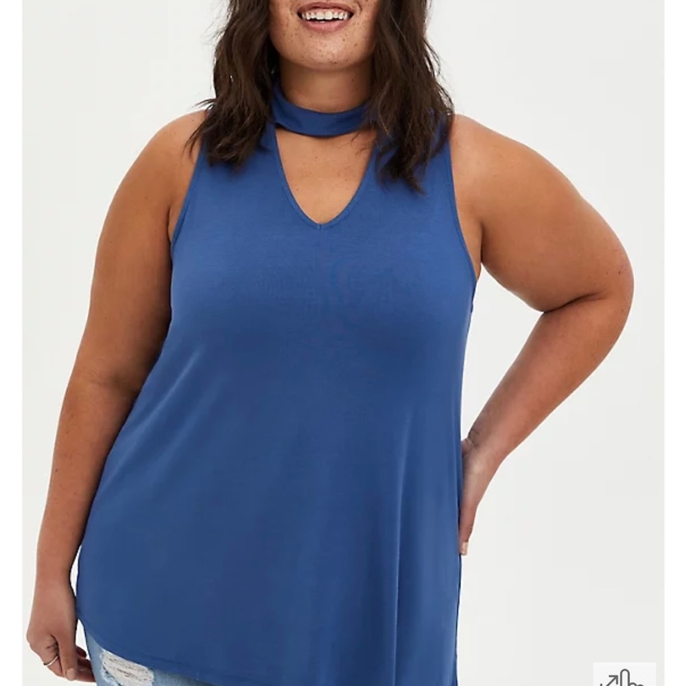 Torrid size 4 super soft choker swing tank